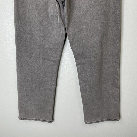 Levi's Ribcage Straight Ankle Womens 29x27 Light Wash Gray Denim High Rise New - Picture 7 of 11